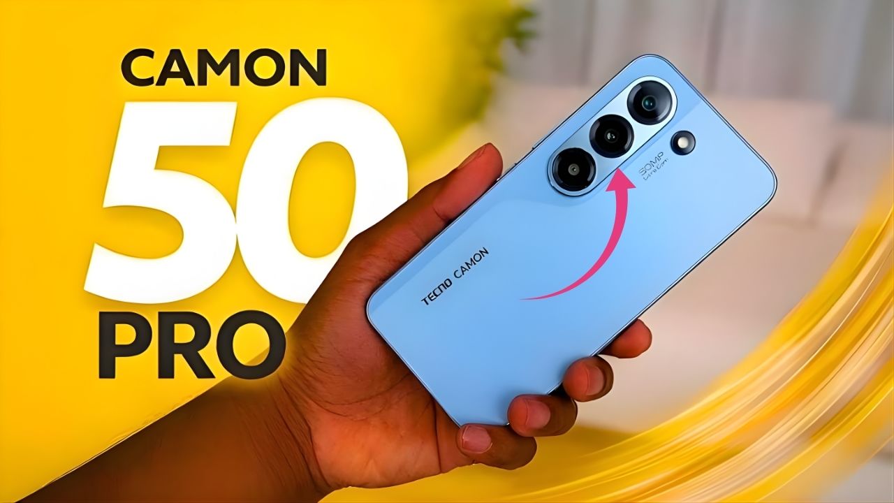 Tecno Camon 50 Pro 5G Launched - 50MP Sony LYTIA Sensor, 7,000mAh Battery, and 144Hz Display