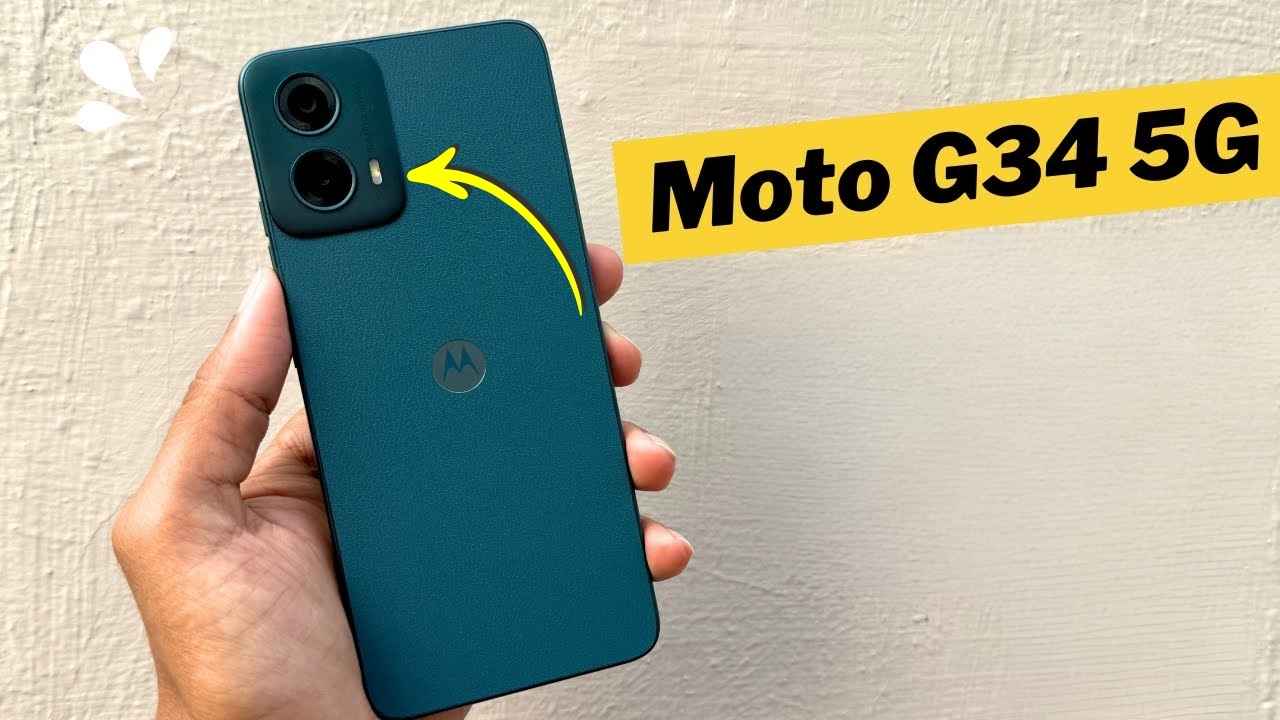 Moto G34 5G Launched - 120Hz Display + Snapdragon 695 at a Shock Price